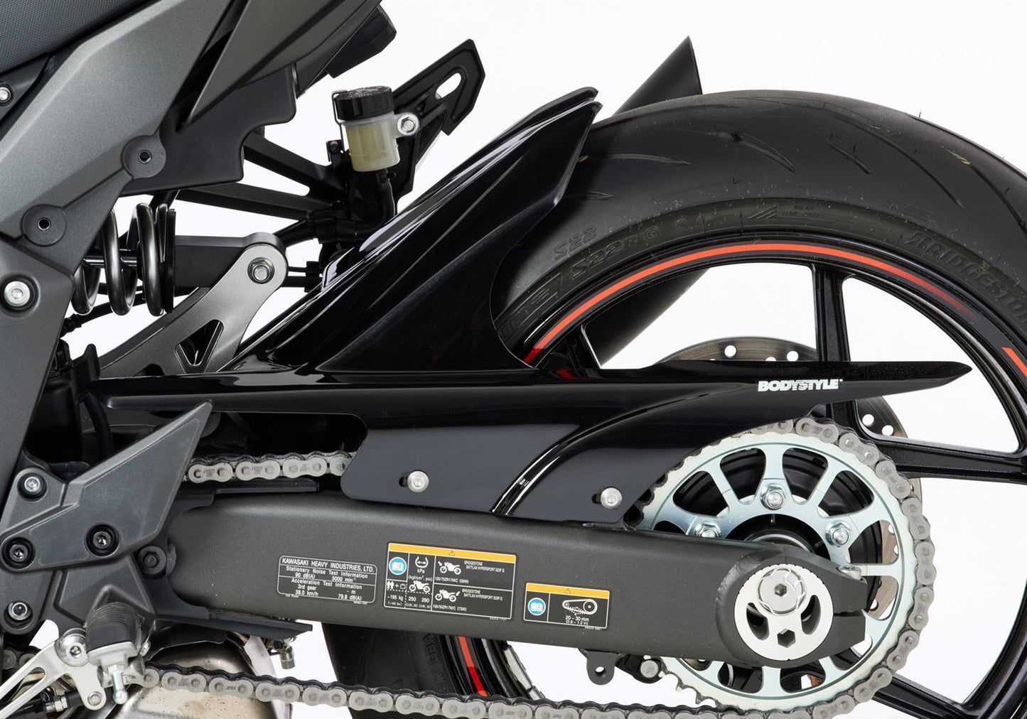 BODYSTYLE Hinterradabdeckung passend für KAWASAKI Ninja 1000 SX 2020-2024