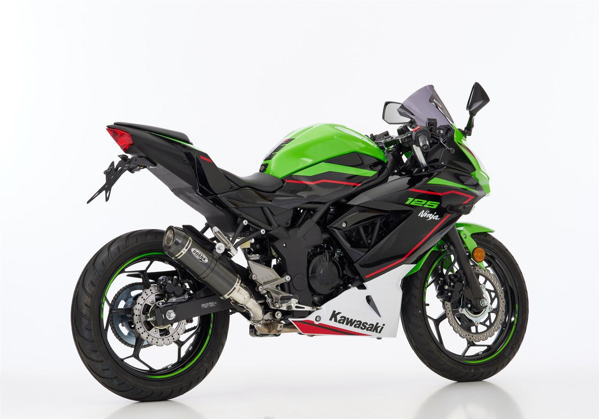 SHARK Street GP Auspuff Carbon passend für Kawasaki Ninja 125 2019-2027