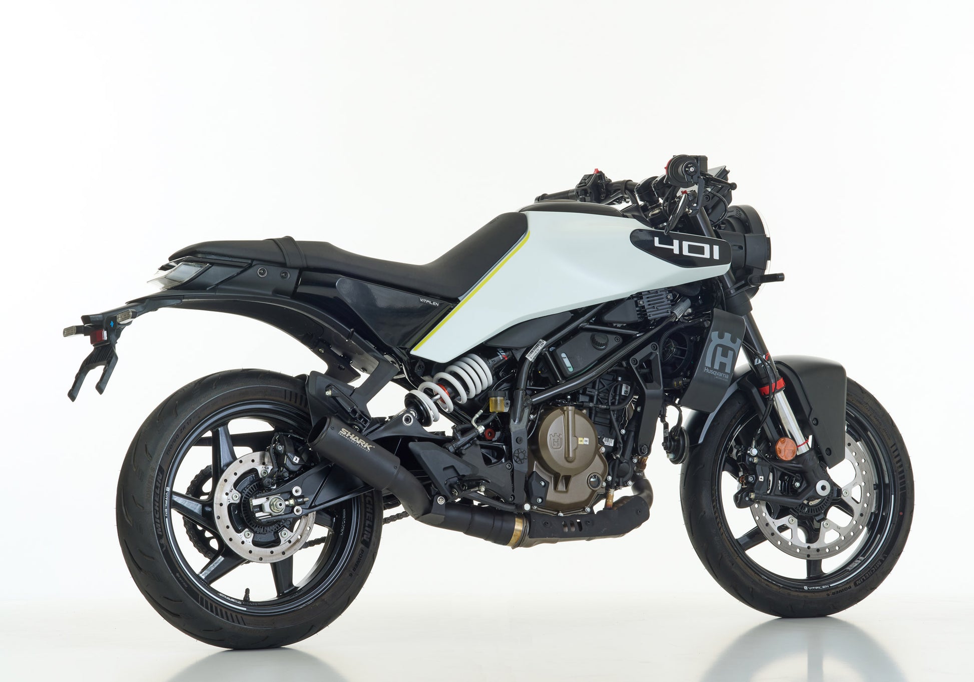 SHARK RCT Slip on Aupuff (1-1) passend für KTM 125 Duke 2024-2025 - Kama Bike Parts