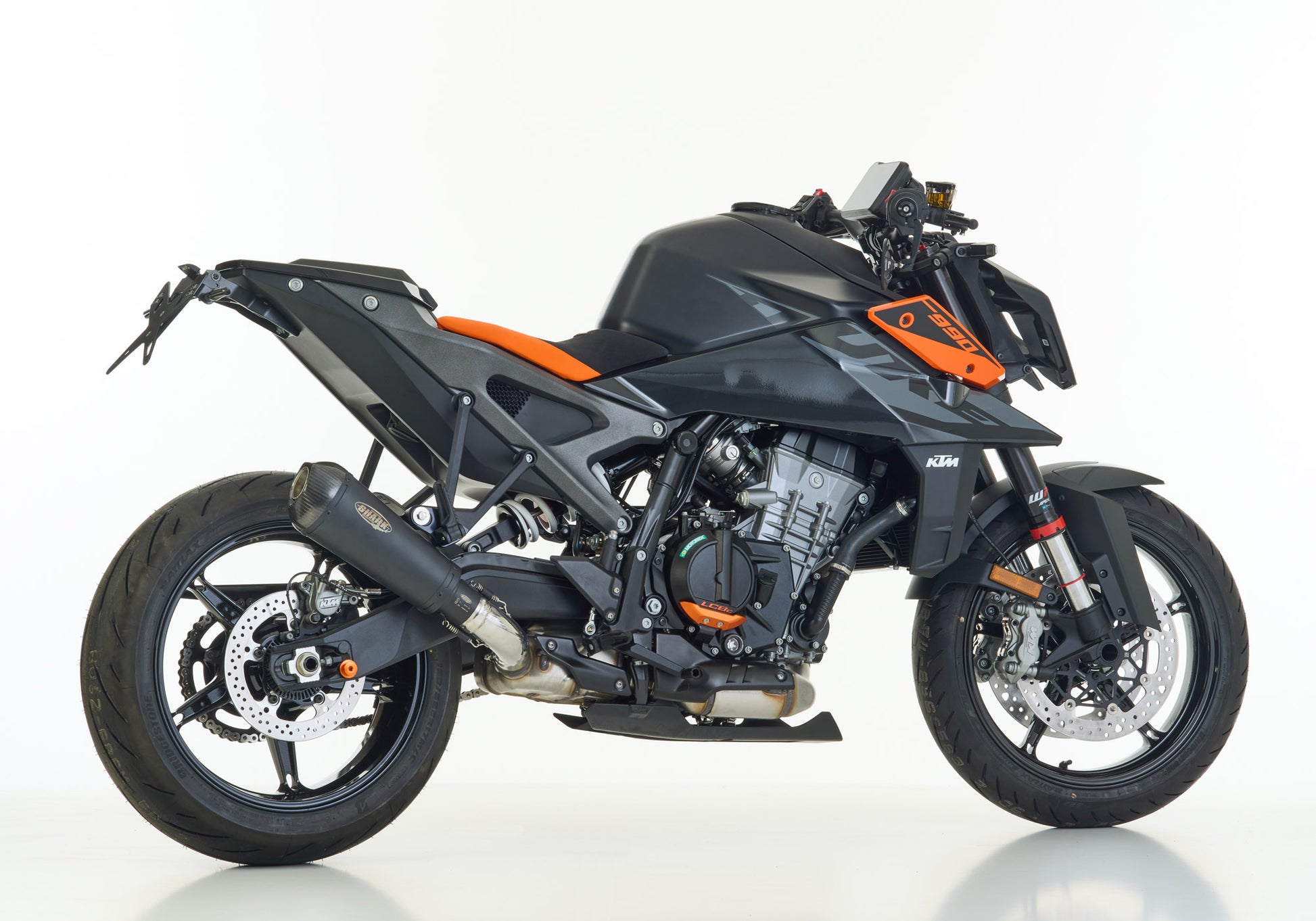 SHARK DSX-7 Aupuff Super Short passend für KTM 990 Duke 2024-2025 - Kama Bike Parts