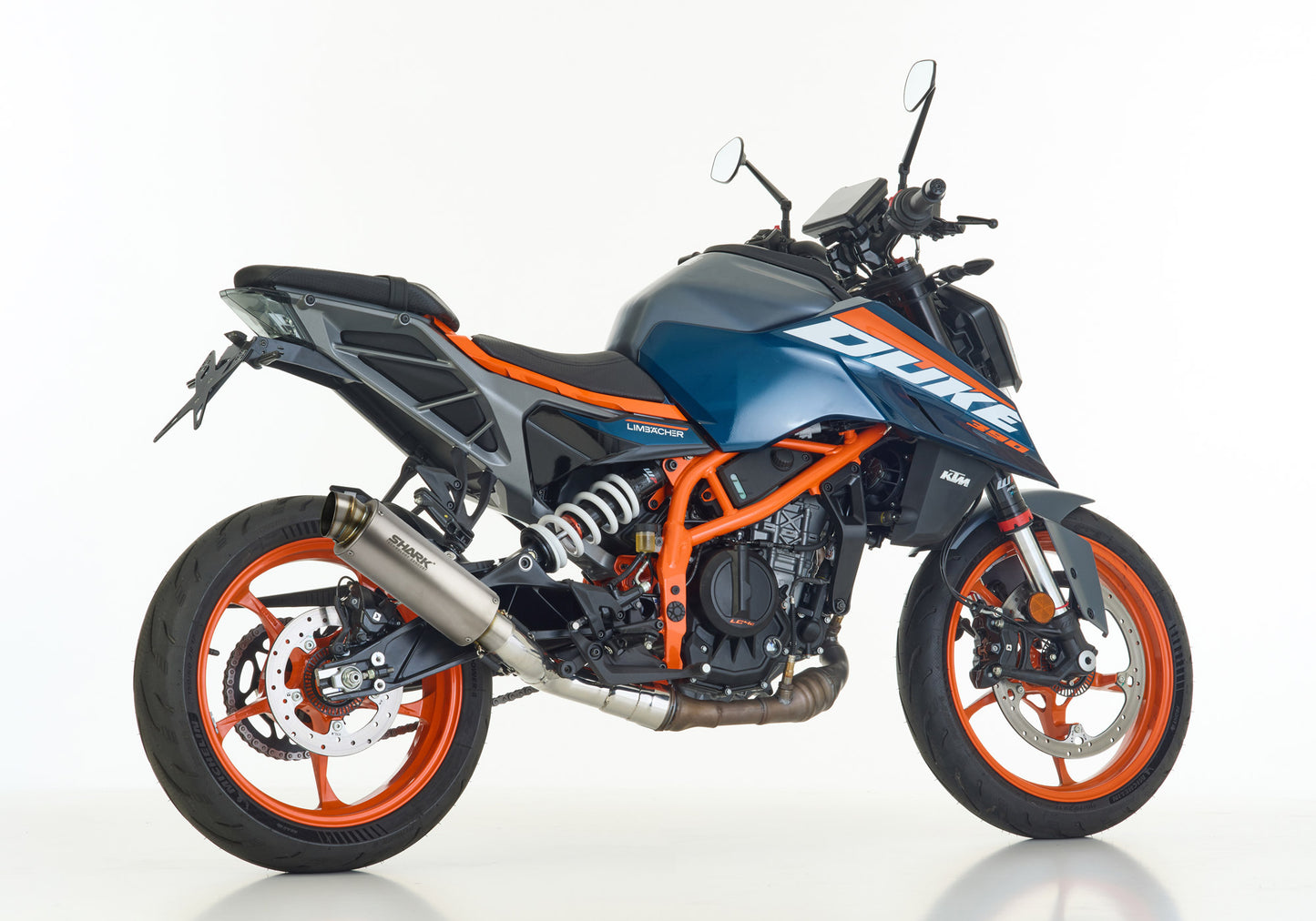 SHARK SRC 4 Aupuff passend für KTM 125 Duke 2024-2025 - Kama Bike Parts