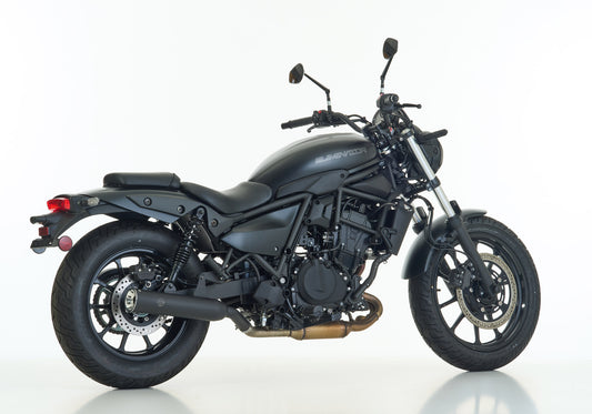 FALCON Double Groove Auspuff passend für KAWASAKI Eliminator 500 2024-2025