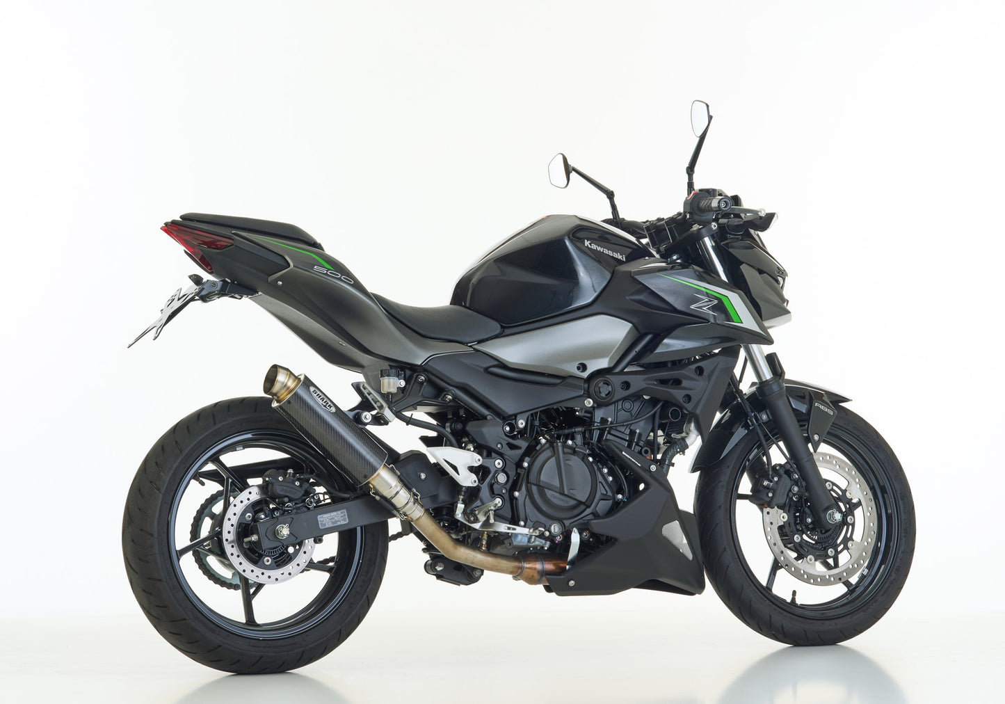 SHARK SRC 4 Aupuff Super Short passend für KAWASAKI Z500 2024-2025 - Kama Bike Parts
