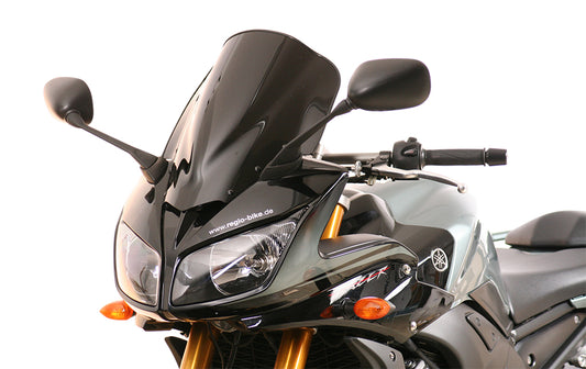 MRA Racingscheibe "R" schwarz passend für Yamaha FZ1 FAZER 2006-