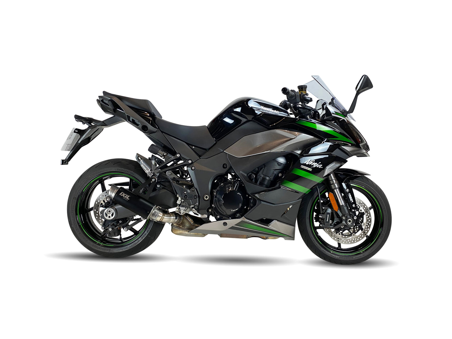 IXIL RC3B Auspuff schwarz passend für Kawasaki Ninja 1000 SX 2020-2024