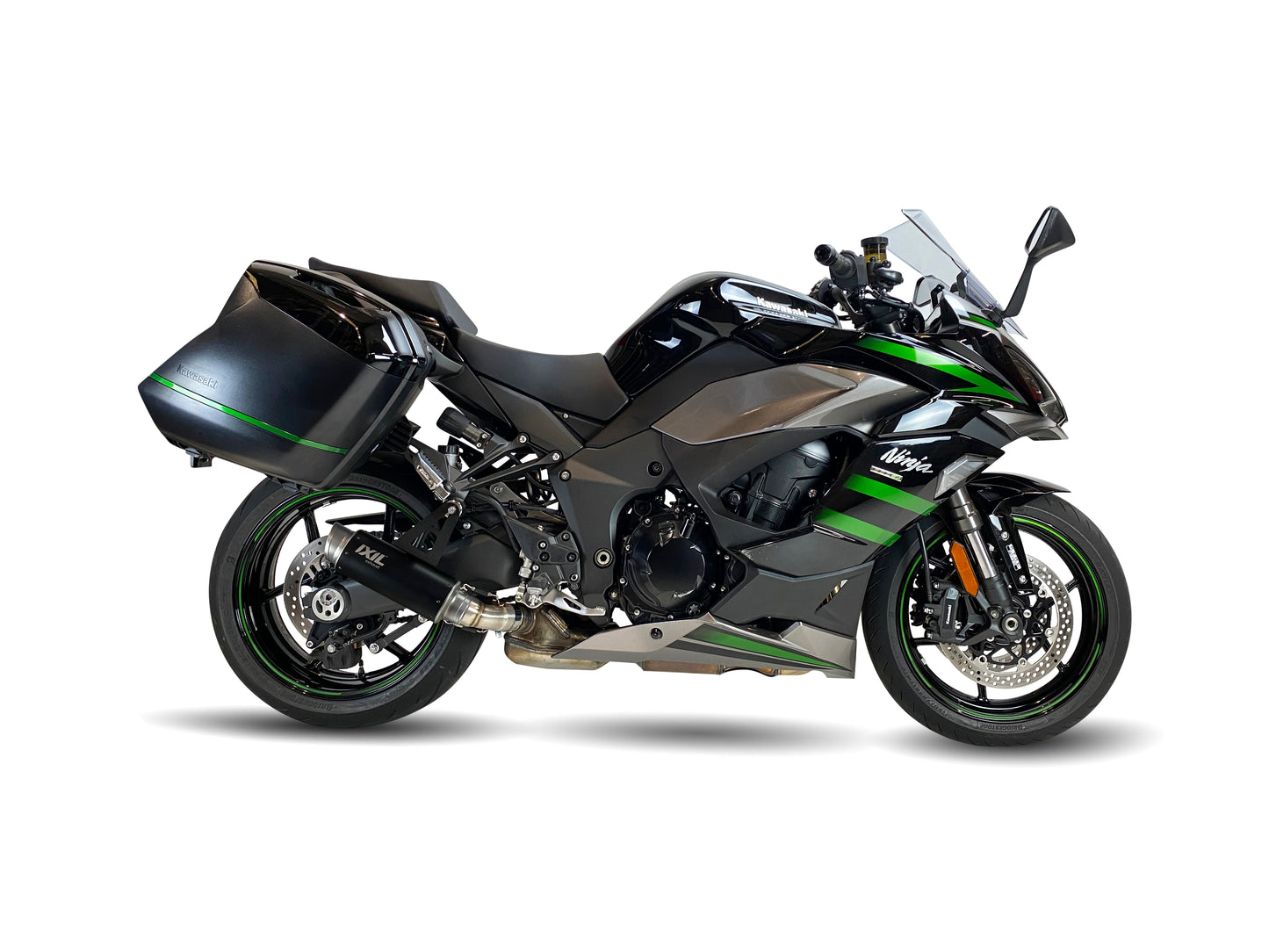 IXIL RC3B Auspuff schwarz passend für Kawasaki Ninja 1000 SX 2020-2024