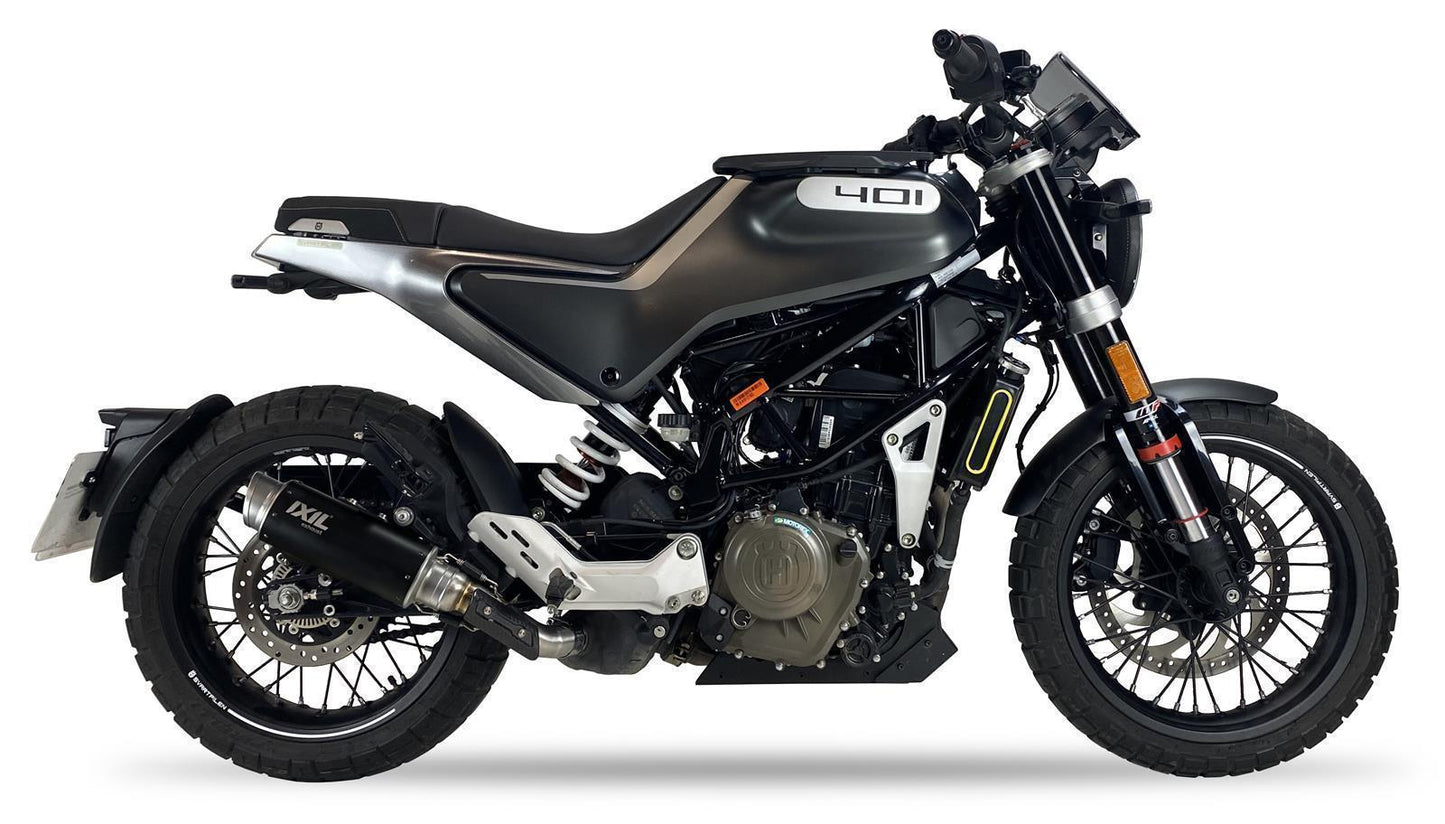 IXIL RC3B Schwarz Auspuff passend für HUSQVARNA SVARTPILEN 125 2021-2023