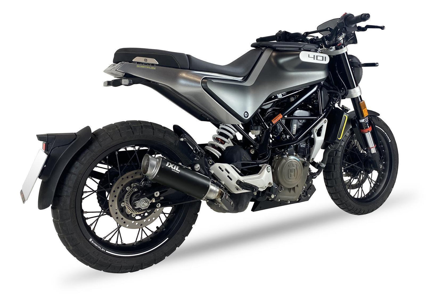 IXIL RC3B Schwarz Auspuff passend für HUSQVARNA SVARTPILEN 401 2020-2023