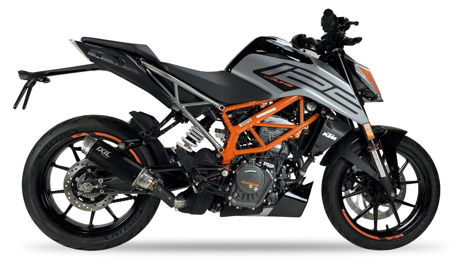 IXIL RC3B Schwarz Auspuff passend für HUSQVARNA SVARTPILEN 125 2021-2023