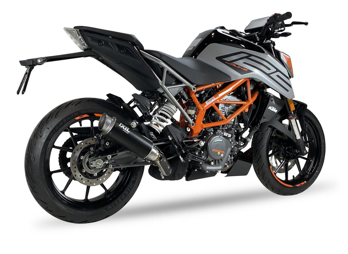 IXIL RC3B Schwarz Auspuff passend für HUSQVARNA SVARTPILEN 125 2021-2023