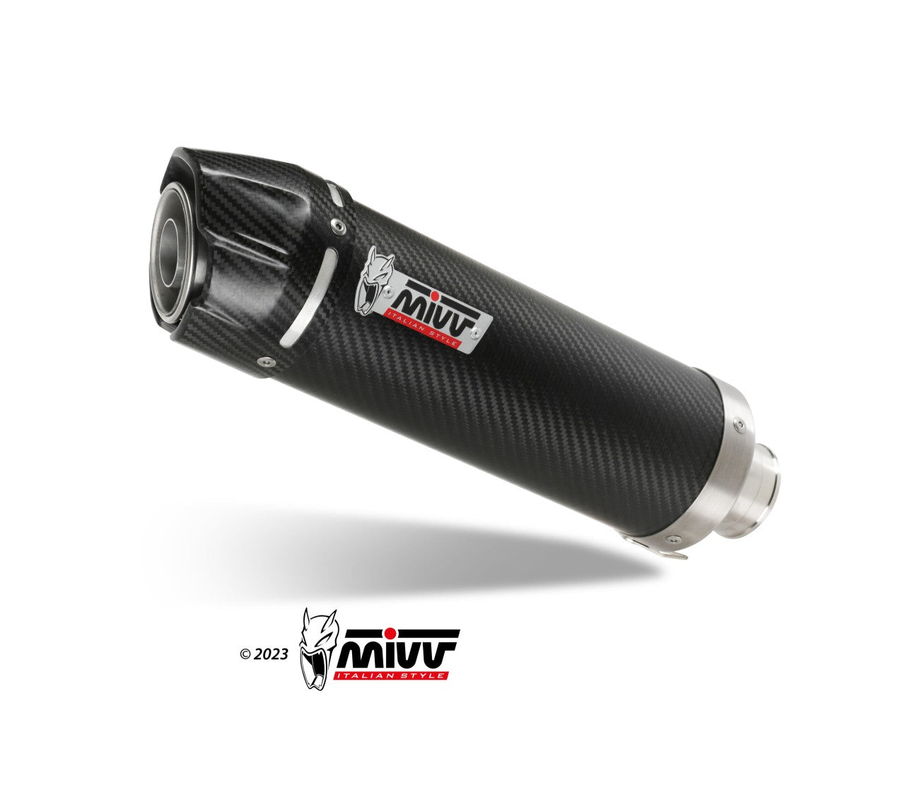 MIVV GP-C Auspuff Komplettanlage Carbon passend für YAMAHA XSR 125 2022-2024