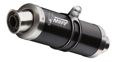 MIVV GP Auspuff schwarz passend für Yamaha YZF-R3 2015-2024