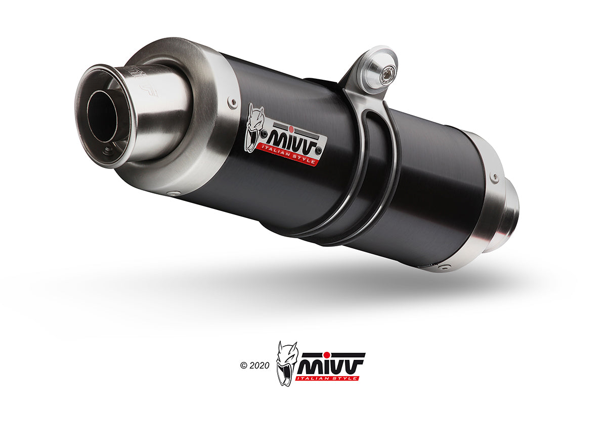 MIVV GP Auspuff Komplettanlage schwarz passend für ZONTES ZT 125 GK 2021-2024