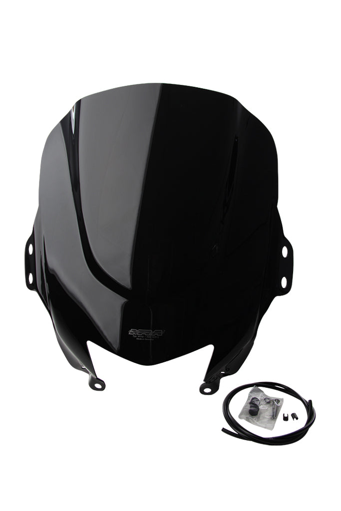 MRA Racingscheibe "R" schwarz passend für Suzuki GSF 650 S Bandit 2009-