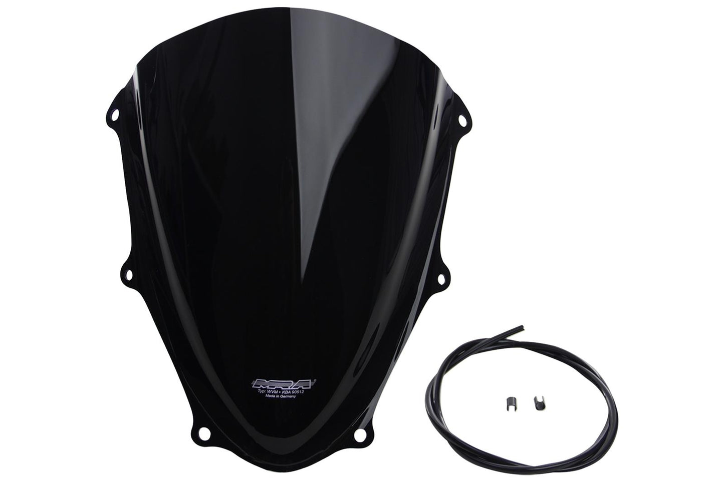 MRA Racingscheibe "R" schwarz passend für Suzuki GSX-R 1000 /R 2017-