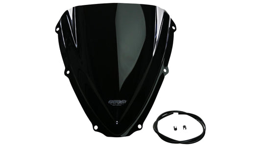 MRA Racingscheibe "R" schwarz passend für Suzuki GSX-R 600 / 750 2008-2010