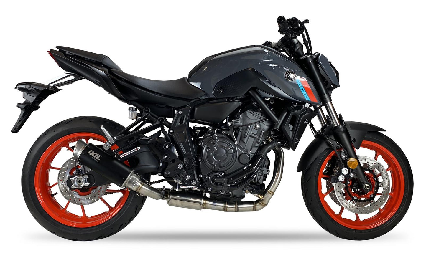 IXIL RC3B Auspuff Komplettanlage passend für Yamaha MT-07 2021-2024