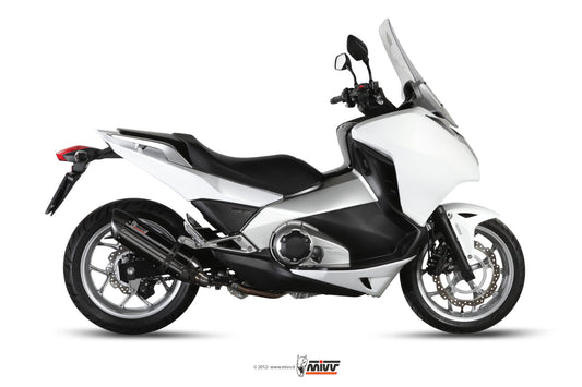 MIVV Suono Auspuff schwarz passend für HONDA INTEGRA 700 2012-2013