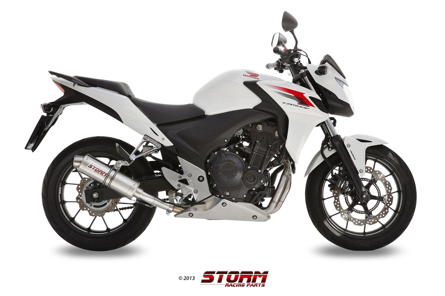 STORM GP Auspuff passend für Honda CB 500 F/ X CBR 500 R 2013-2015