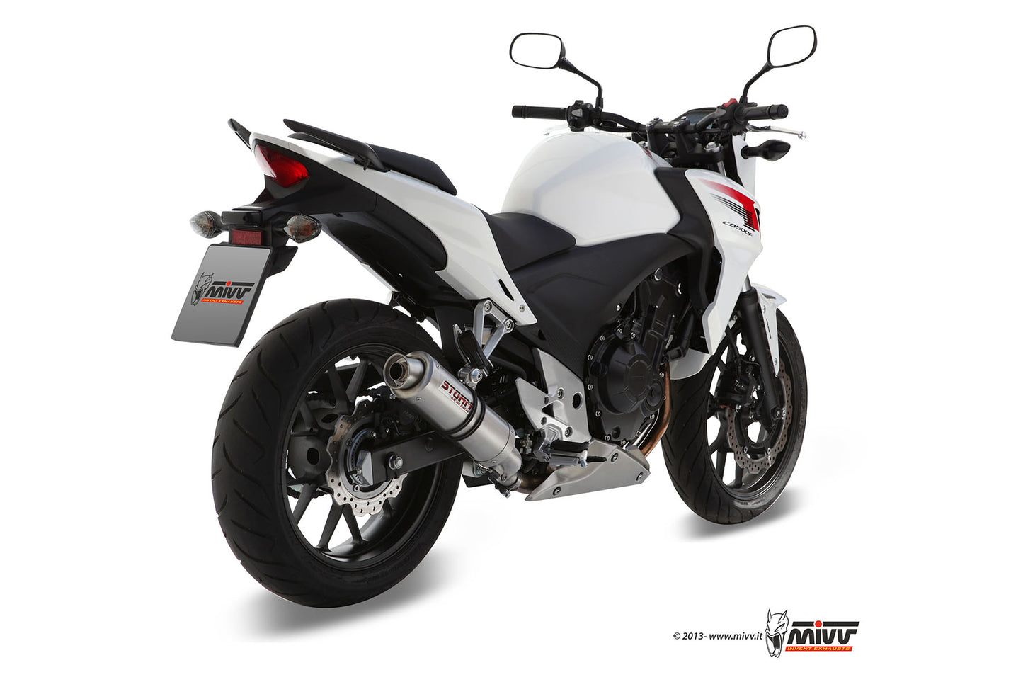 STORM GP Auspuff passend für Honda CB 500 F/ X CBR 500 R 2013-2015