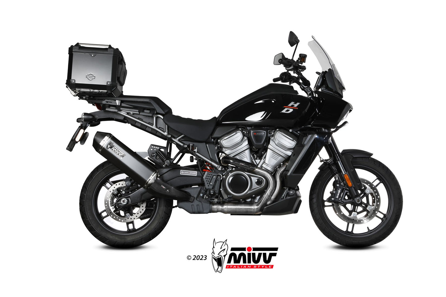 MIVV Speed Edge Auspuff passend für HARLEY DAVIDSON Pan America 2021-2024