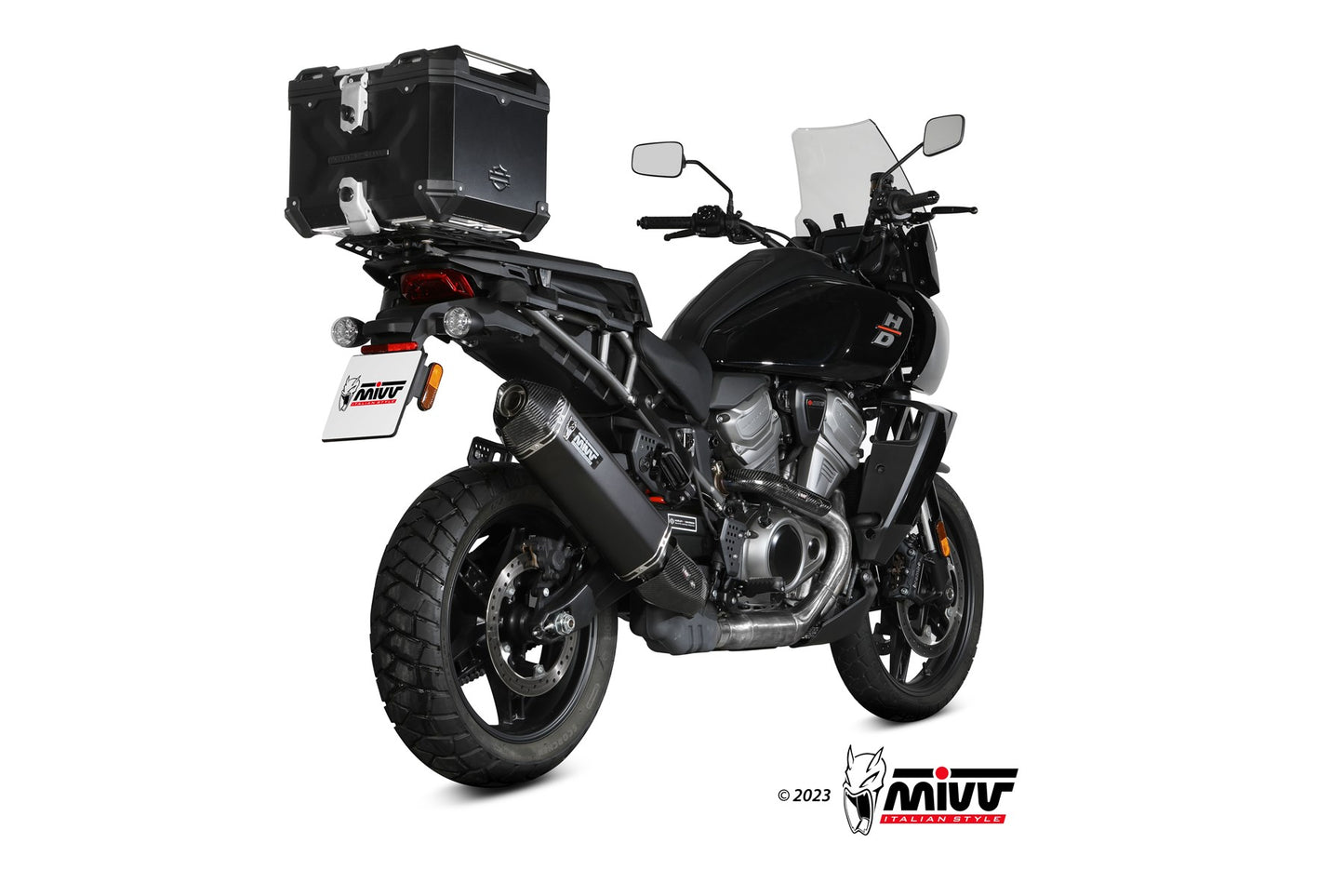 MIVV Speed Edge Auspuff passend für HARLEY DAVIDSON Pan America 2021-2024