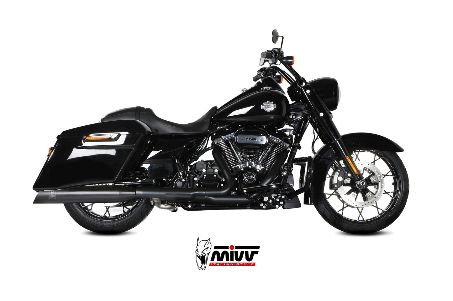 MIVV HR-1 Auspuff passend für HARLEY DAVIDSON ELECTRA GLIDE 2017-2023