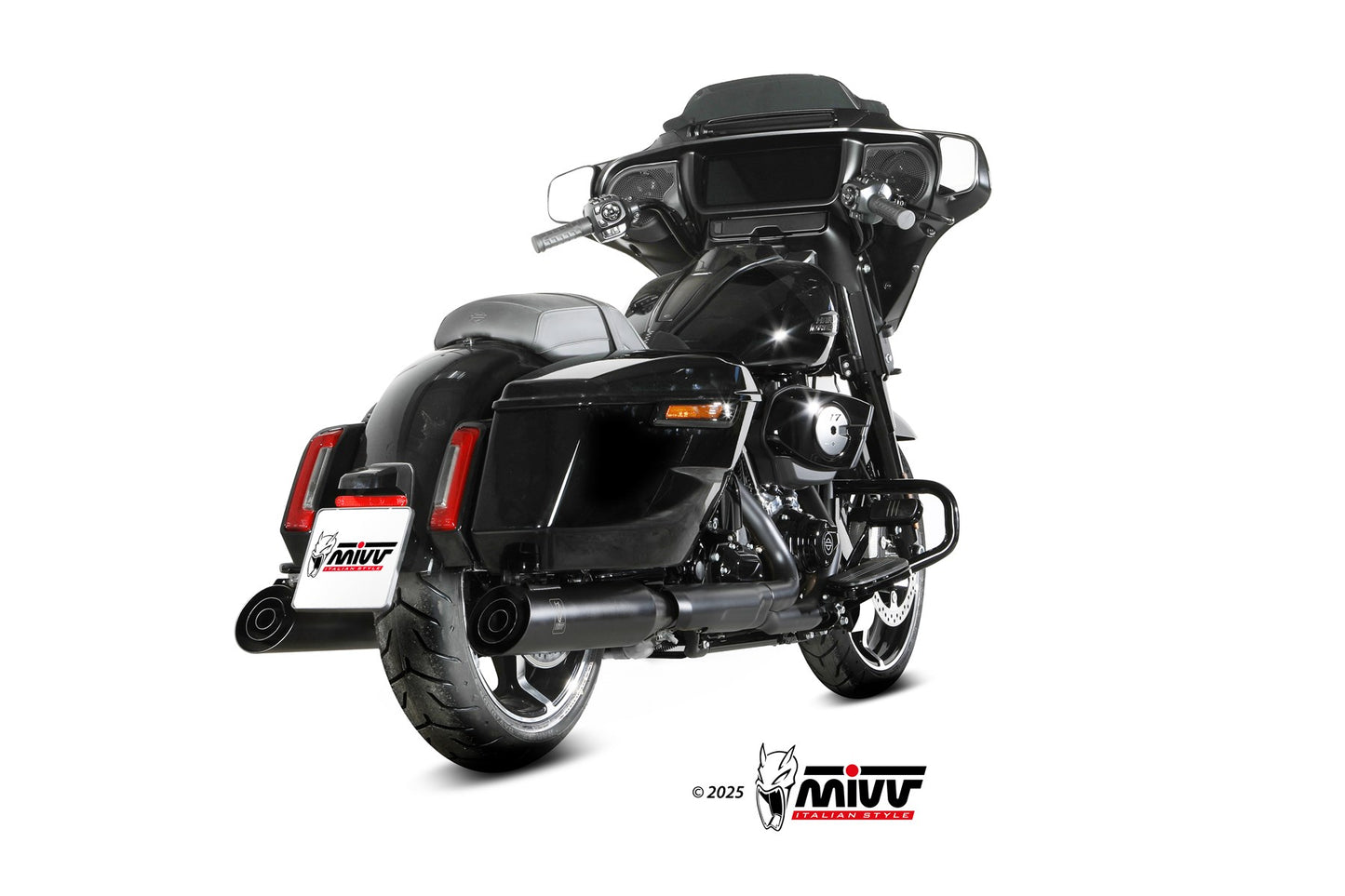 MIVV HR-1 Auspuff passend für HARLEY DAVIDSON ELECTRA GLIDE 2017-2023