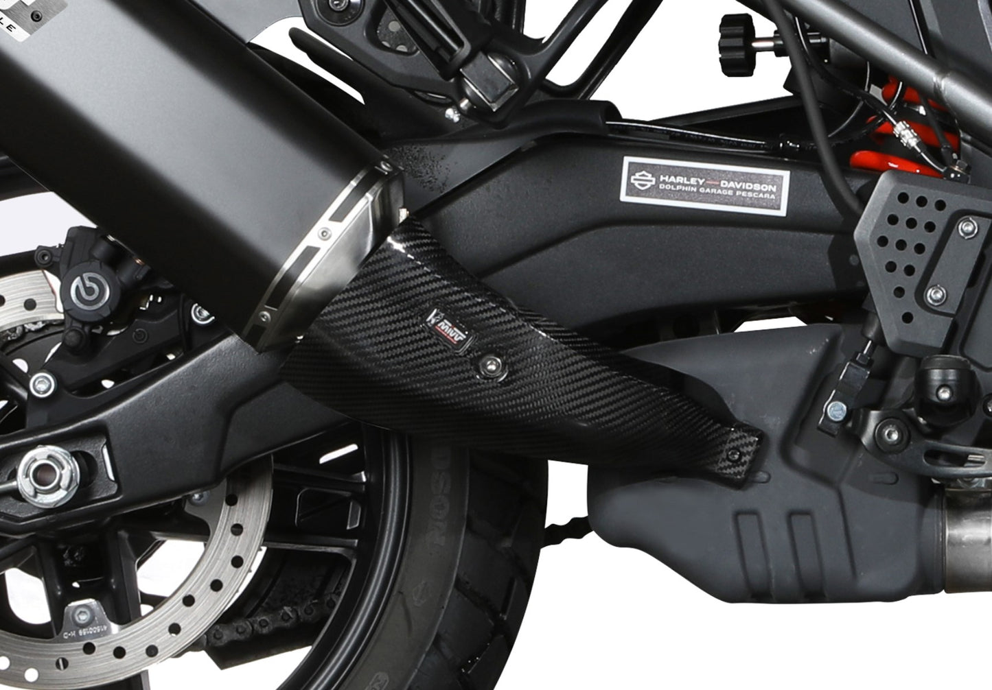 MIVV Speed Edge Auspuff passend für HARLEY DAVIDSON Pan America 2021-2024