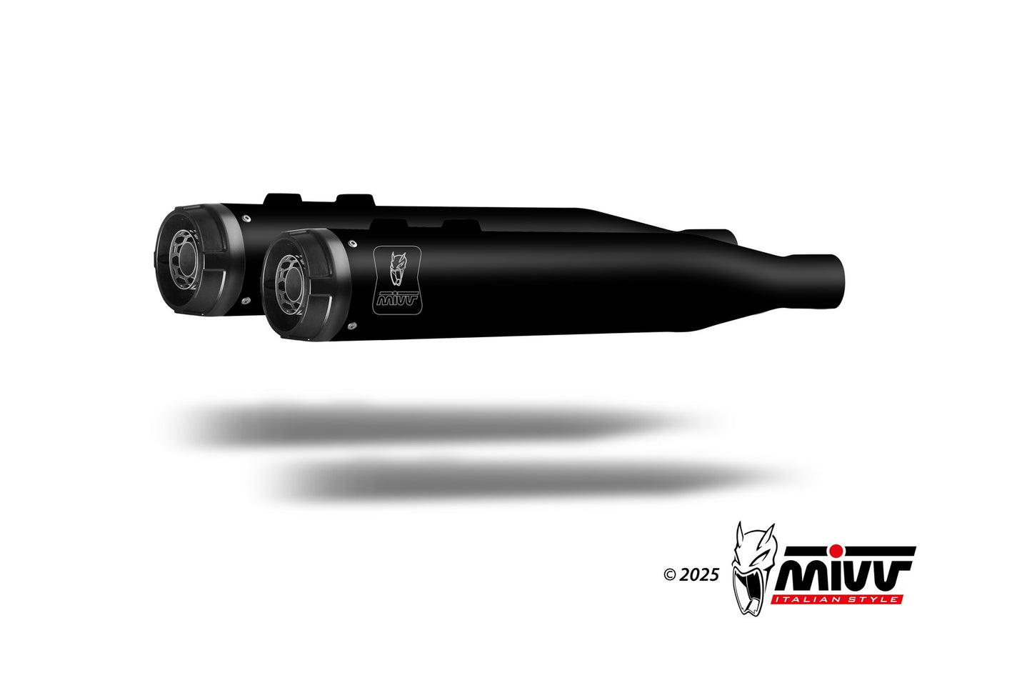 MIVV HR-1 Auspuff Alu passend für HARLEY DAVIDSON ROAD GLIDE ULTRA 2017-2023