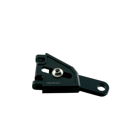 HIGHSIDER CNC Alu Lampenhalter Set EXTEND längenverstellbar schwarz - Kama Bike Parts