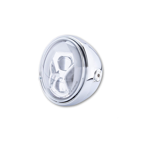 HIGHSIDER 7 Zoll LED Scheinwerfer SANTA FE TYP 8 mit TFL Kurvenlicht - Kama Bike Parts