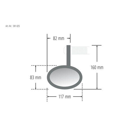 HIGHSIDER Lenkerendenspiegel VICTORY - Kama Bike Parts