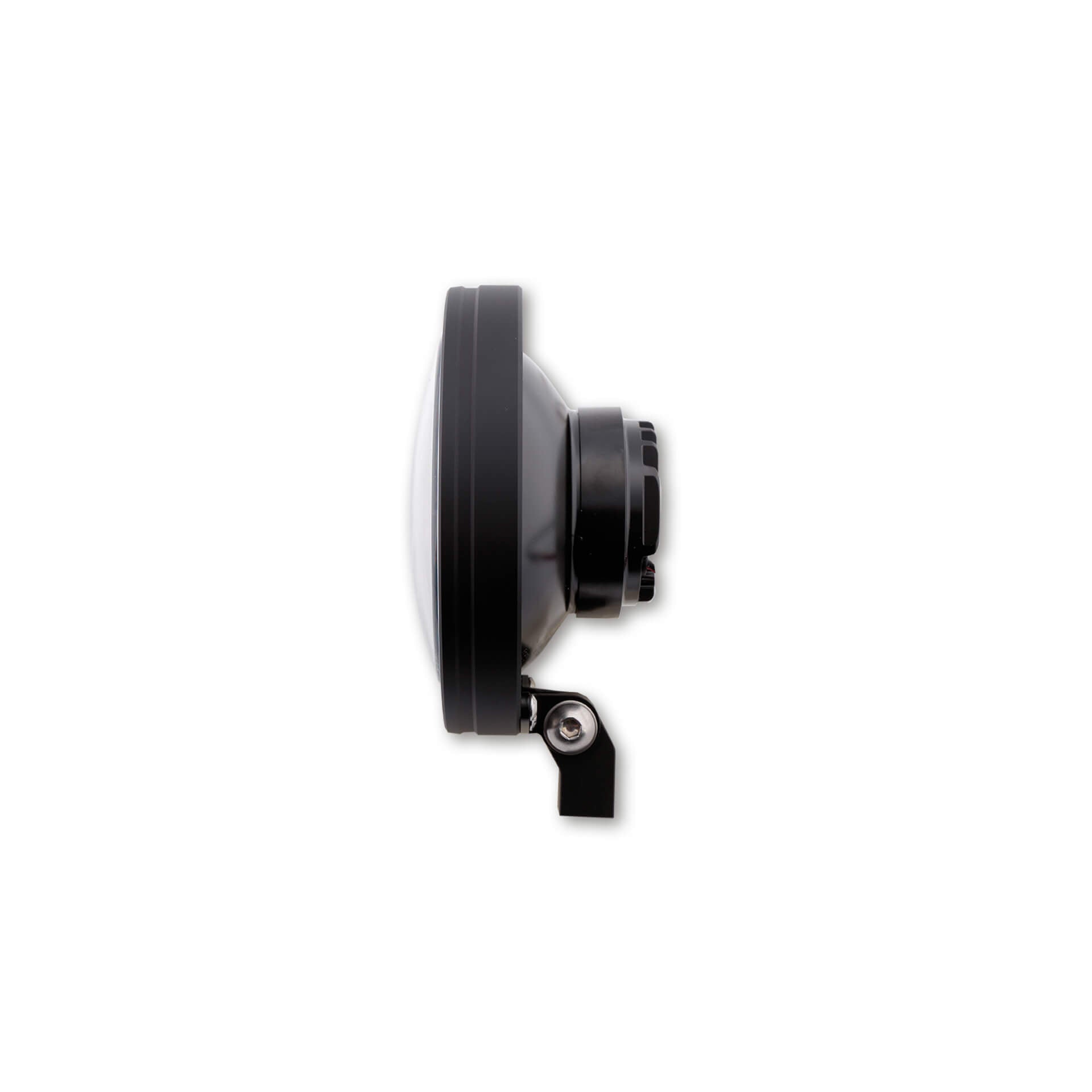 HIGHSIDER 5 3/4 Zoll LED-Scheinwerfer FRAME-R2 Typ 5 schwarz untere Befestigung - Kama Bike Parts