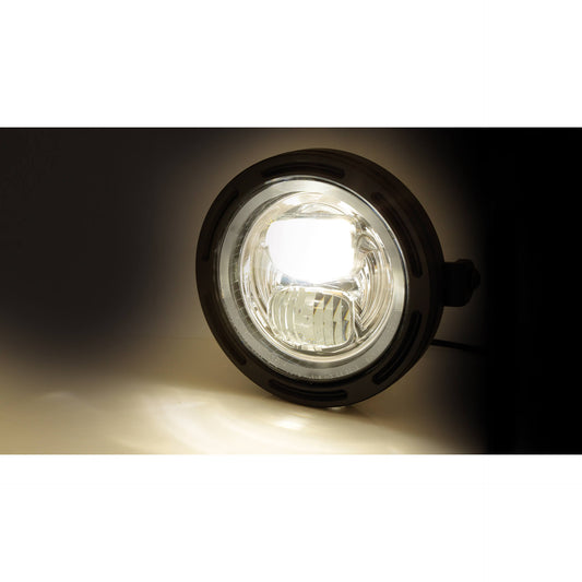 HIGHSIDER 5 3/4 Zoll LED-Scheinwerfer FRAME-R2 Typ 7 schwarz seitliche Befestigung - Kama Bike Parts