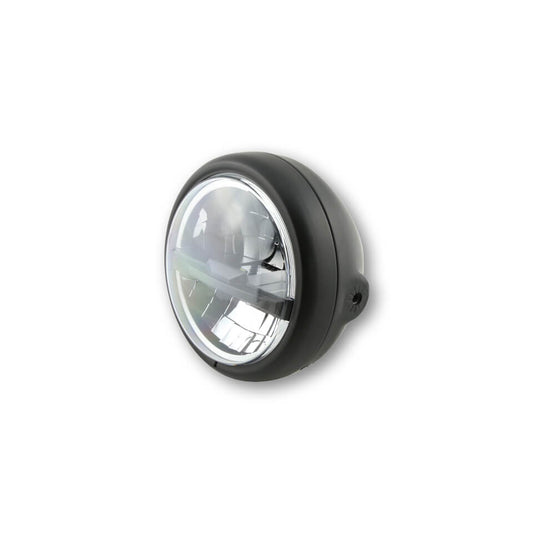 HIGHSIDER 5 3/4 Zoll LED-Scheinwerfer PECOS TYP 5 schwarz matt - Kama Bike Parts