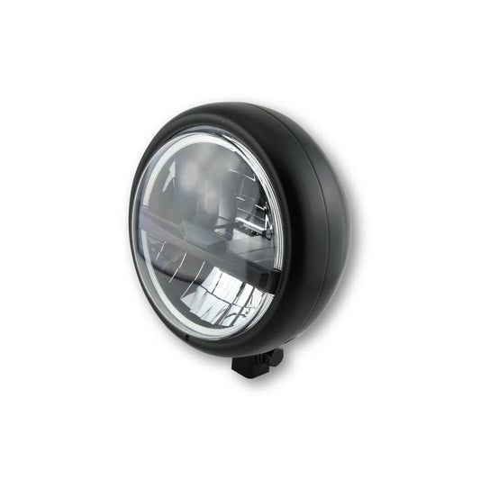 HIGHSIDER 5 3/4 Zoll LED-Scheinwerfer PECOS TYP 5 schwarz matt - Kama Bike Parts