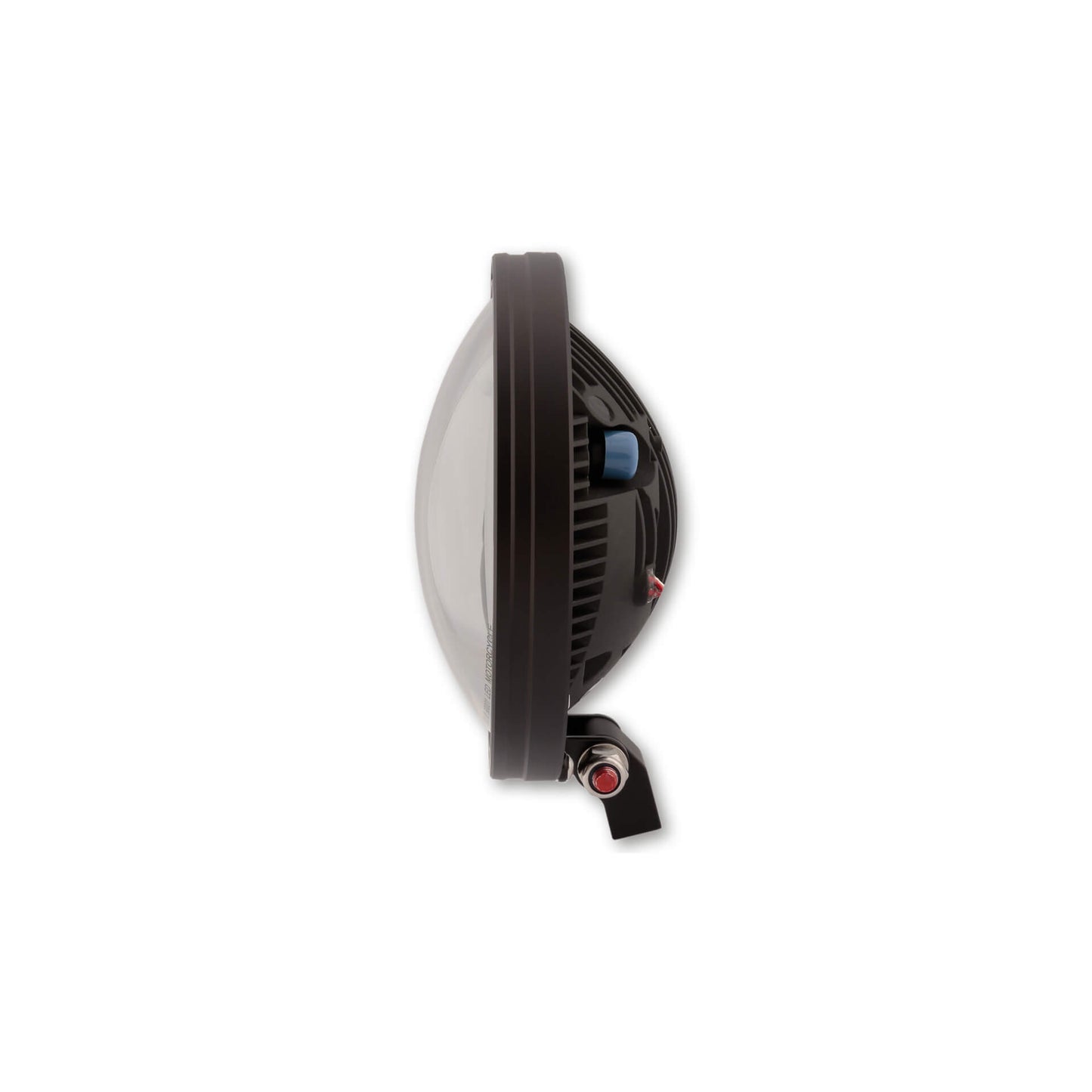HIGHSIDER 7 Zoll LED-Hauptscheinwerfer FRAME-R1 Typ 8 schwarz untere Befestigung - Kama Bike Parts