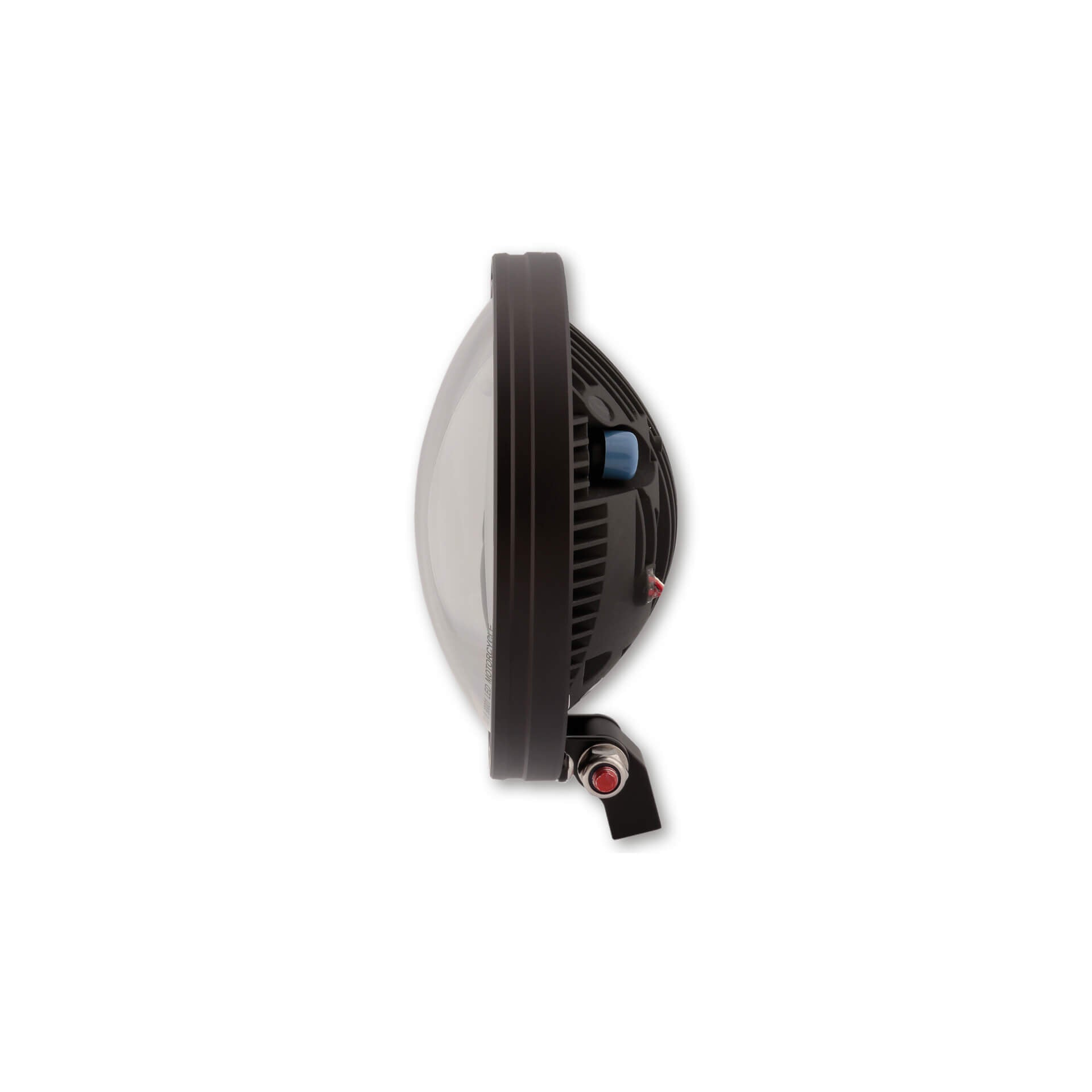 HIGHSIDER 7 Zoll LED-Hauptscheinwerfer FRAME-R1 Typ 8 schwarz untere Befestigung - Kama Bike Parts