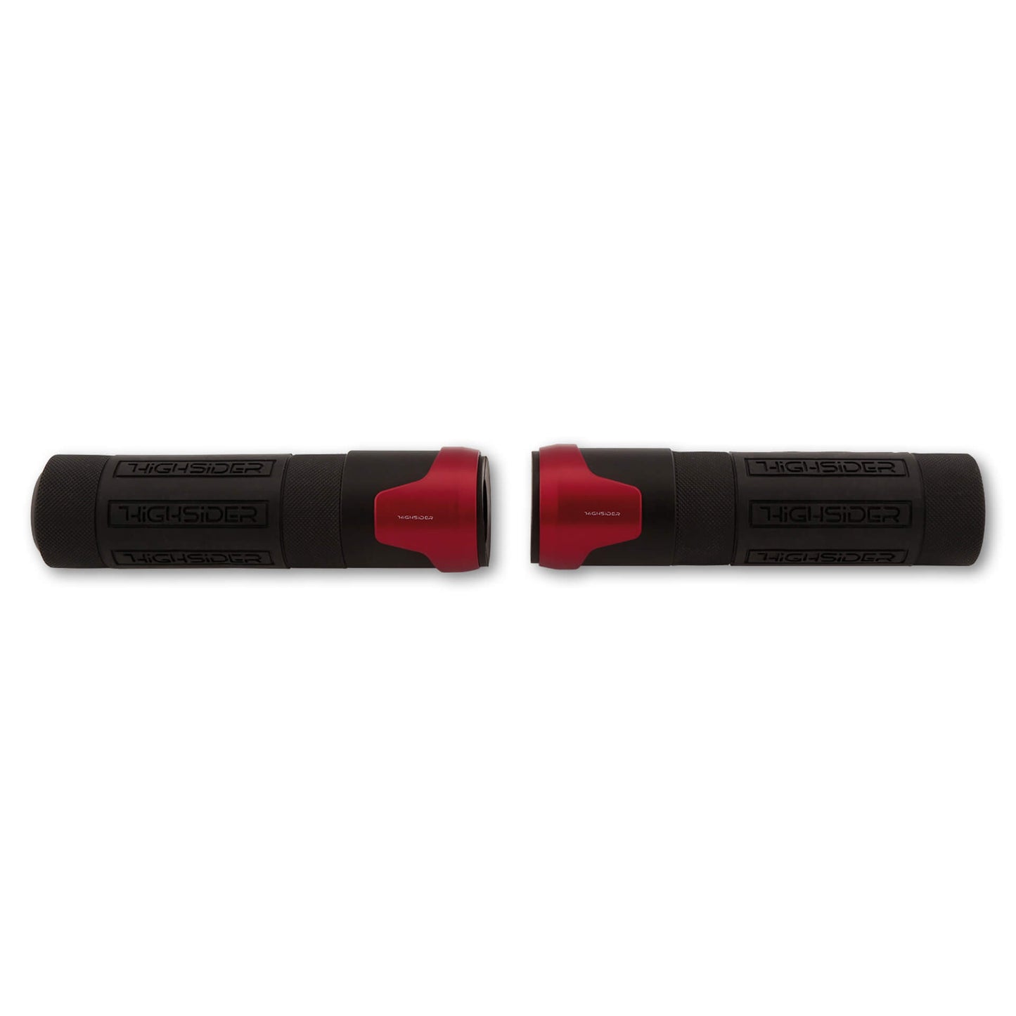 HIGHSIDER AKRON Lenkergriffe 7/8 Zoll (22,2 mm) 132 mm rot - Kama Bike Parts