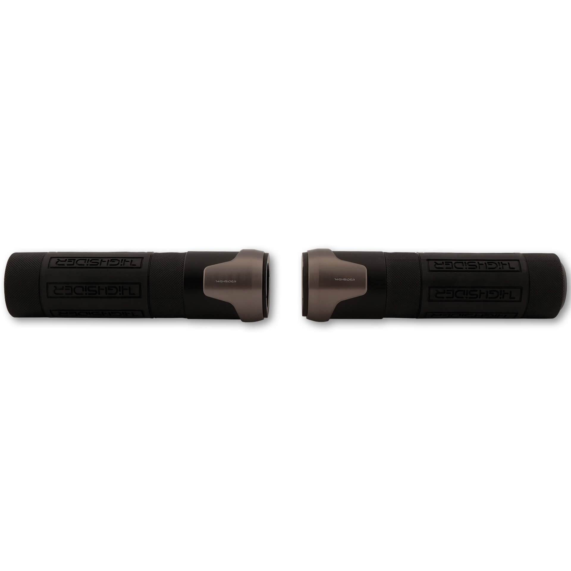 HIGHSIDER AKRON Lenkergriffe 7/8 Zoll (22,2 mm) 132 mm titan - Kama Bike Parts