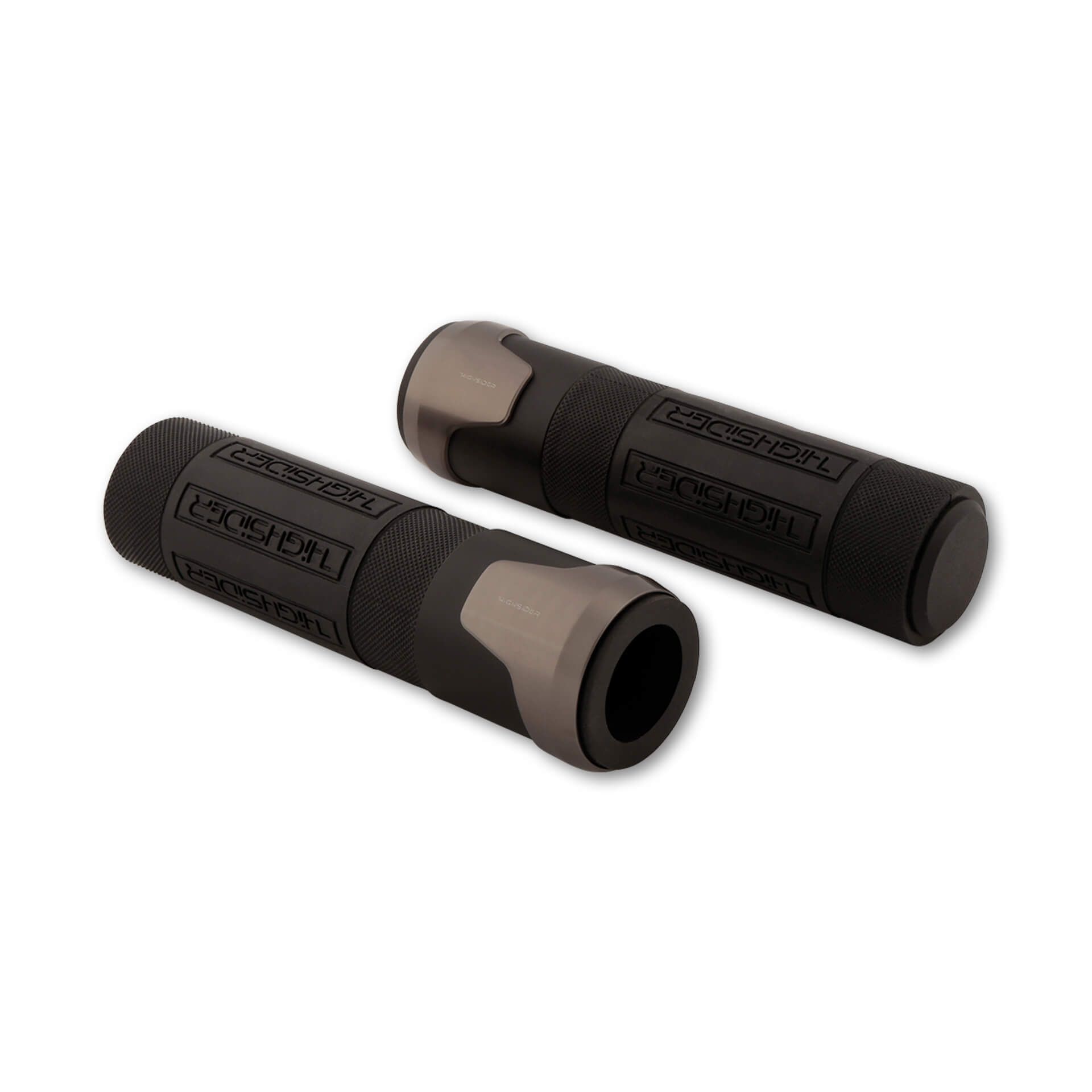 HIGHSIDER AKRON Lenkergriffe 7/8 Zoll (22,2 mm) 132 mm titan - Kama Bike Parts