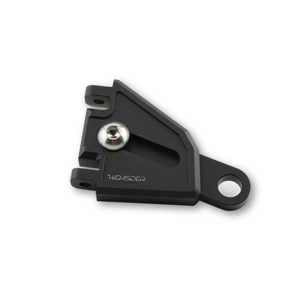HIGHSIDER CNC Alu Lampenhalter EXTEND schwarz längenverstellbar - Kama Bike Parts