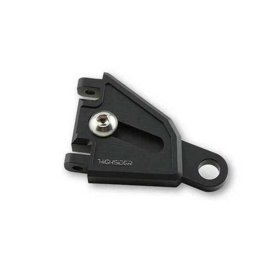 HIGHSIDER CNC Alu Lampenhalter EXTEND schwarz längenverstellbar - Kama Bike Parts