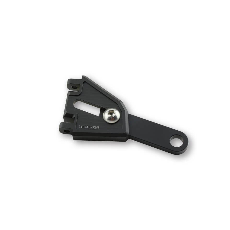 HIGHSIDER CNC Alu Lampenhalter EXTEND schwarz längenverstellbar - Kama Bike Parts