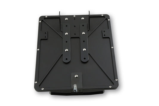 HIGHSIDER CNC Kennzeichen Halteplatte schwarz eloxiert - Kama Bike Parts