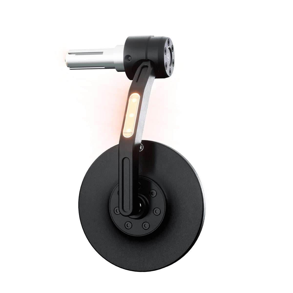 HIGHSIDER CONERO EVO BLACK EDITION Lenkerendenspiegel mit LED Blinker - Kama Bike Parts