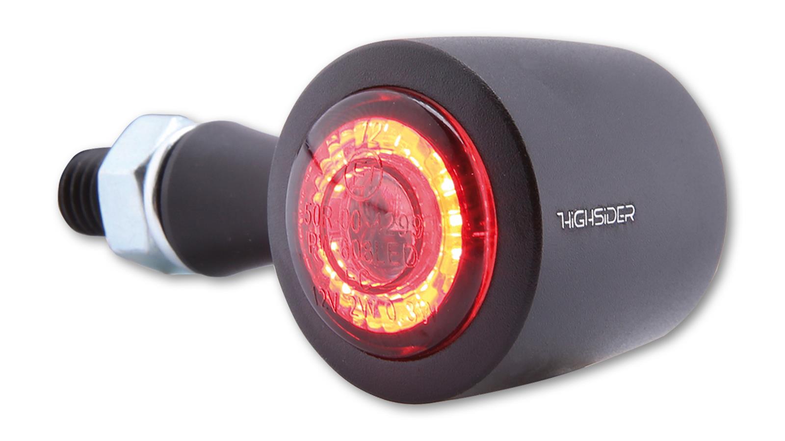 HIGHSIDER ENTERPRISE-EP1 CNC LED 3in1 Rück- Bremslicht Blinker - Kama Bike Parts