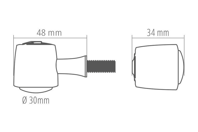 HIGHSIDER ENTERPRISE-EP1 CNC LED Blinker - Kama Bike Parts