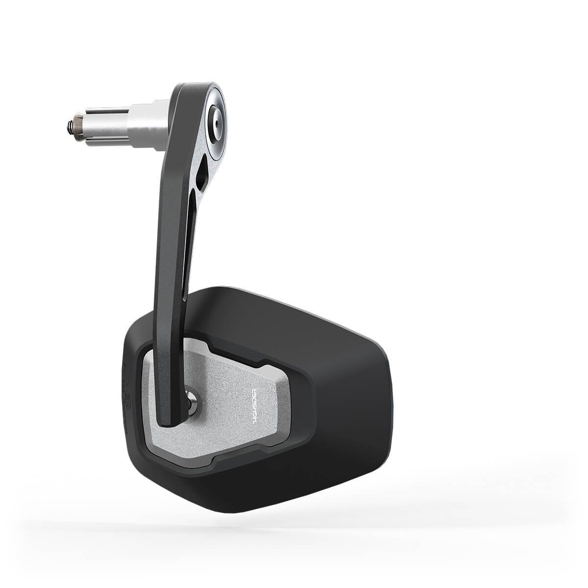 HIGHSIDER ESAGANO-RS EVO Lenkerendenspiegel schwarz/silber für 1 u. 7/8 Zoll E-geprüft Stück - Kama Bike Parts